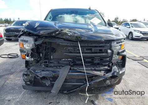 2023 Chevrolet Silverado 1500 2Wd Short Bed Custom z USA, uszkodzony, nr VIN 3GCPABEK9PG132553